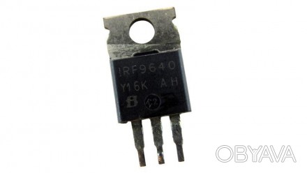  Транзистор полевой IRF9640 P-ch MOSFET 200V 11A TO220 б.у оригинал. Технические. . фото 1