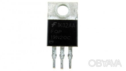 Транзистор полевой FQP19N20C 19A 200V N-ch MOSFET TO220 б.у оригинал. Техническ. . фото 1