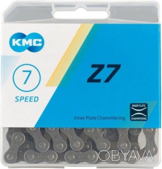 Цепь KMC Z7 (7 скоростей)
Велосипедная цепь для 6/7/8-скоростных трансмиссий от . . фото 1