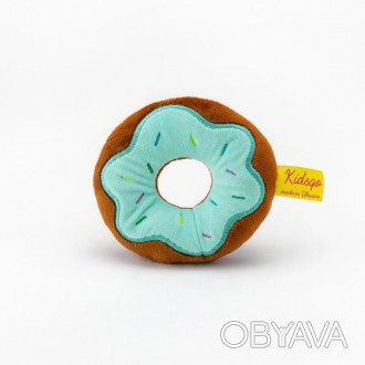Плюшевая игрушка Пончик от украинского производителя Kidsqo Яркий и красочный пл. . фото 1