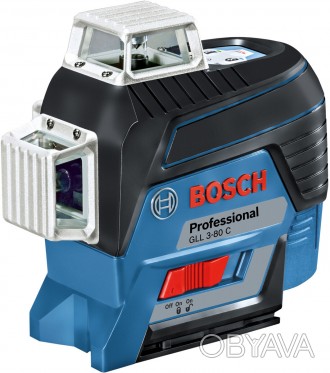 Лазерный нивелир Bosch GLL 3-80 C (AA) + BT 150 + вкладка для L-boxx (0601063R01. . фото 1