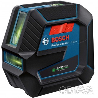 Лазерный нивелир Bosch GCL 2-50 G Professional с штативом BT 150, держателем RM . . фото 1