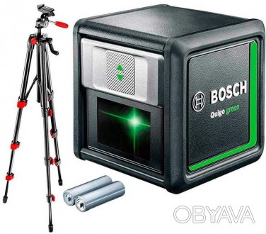 Лазерный нивелир Bosch Quigo Green + штатив (0603663C01)Лазерный нивелир Bosch Q. . фото 1