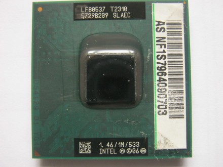 Процесор для ноутбука Intel Pentium Dual Core T2310, Socket PPGA478, частота = 1. . фото 5