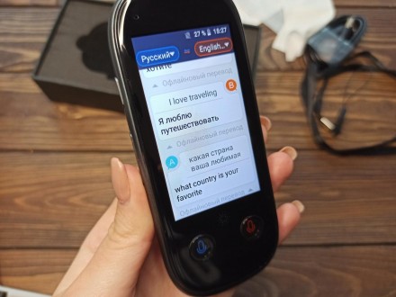 Голосовой электронный переводчик с Sim-картой | 8 языков оффлайн W1 Pro, WiFі, ф. Маріуполь. фото 1 Голосовой электронный переводчик с Sim-картой | 8 языков оффлайн W1 Pro, WiFі, ф. Маріуполь. фото 1