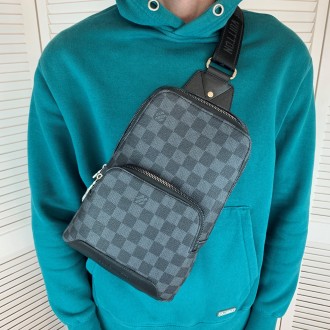 Мужская сумка слинг Louis Vuitton Луи Виттон Брендовый качественный из PU кожи с. Маріуполь. фото 1 Мужская сумка слинг Louis Vuitton Луи Виттон Брендовый качественный из PU кожи с. Маріуполь. фото 1