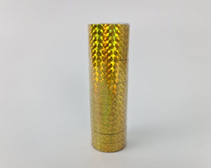 Скотч декоративный голографический лазерный золото 12мм Х 20метров
. . фото 8