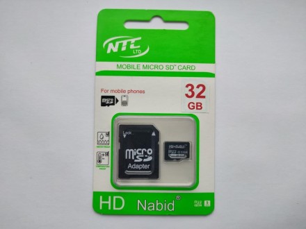 Карта памяти MicroSD карта 32Gb (10 class) с адаптером. Дніпро. фото 1 Карта памяти MicroSD карта 32Gb (10 class) с адаптером. Дніпро. фото 1