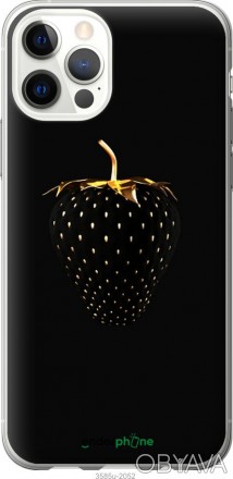 Чехол "Черная клубника" для iPhone 12Представляем Вашему вниманию дизайнерские ч. . фото 1