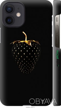 Чехол "Черная клубника" для iPhone 12 MiniПредставляем Вашему вниманию дизайнерс. . фото 1