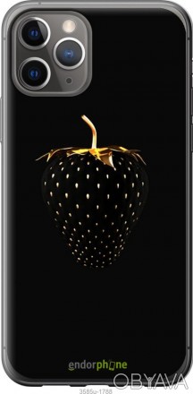 Чехол "Черная клубника" для iPhone 11 ProПредставляем Вашему вниманию дизайнерск. . фото 1