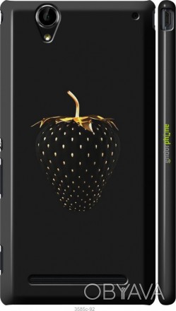 Чехол "Черная клубника" для Sony Xperia T2 Ultra Dual D5322Представляем Вашему в. . фото 1
