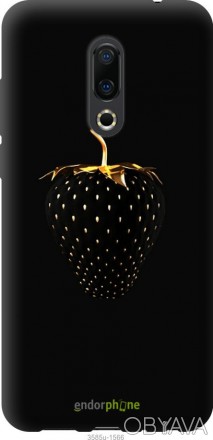 Чехол "Черная клубника" для Meizu 16 PlusПредставляем Вашему вниманию дизайнерск. . фото 1