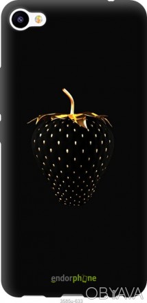 Чехол "Черная клубника" для Meizu M3xПредставляем Вашему вниманию дизайнерские ч. . фото 1