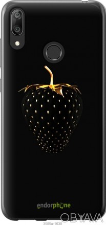 Чехол "Черная клубника" для Huawei Y7 2019Представляем Вашему вниманию дизайнерс. . фото 1