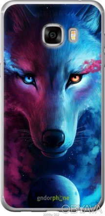 Чехол "Арт-волк" для Samsung Galaxy C7 C7000Представляем Вашему вниманию дизайне. . фото 1