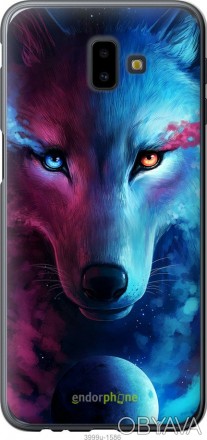 Чехол "Арт-волк" для Samsung Galaxy J6 Plus 2018Представляем Вашему вниманию диз. . фото 1