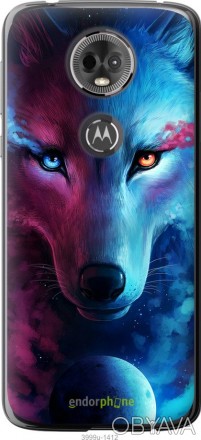 Чехол "Арт-волк" для Motorola Moto E5 PlusПредставляем Вашему вниманию дизайнерс. . фото 1