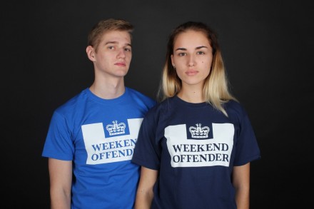 
 Темно-синяя футболка Weekend Offender
100% хлопок, принт выполнен краской (шел. . фото 4