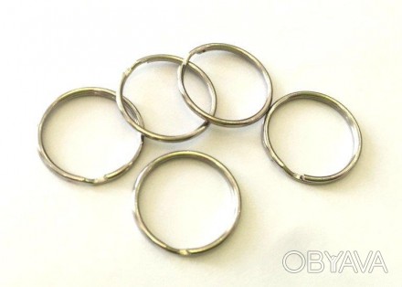 Кольцо для ключей (брелков), заводное, цвет стальной, диаметр 20 мм.
Основы для . . фото 1