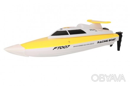 
 Сверхскоростной небольшой радиоуправляемый катер Fei Lun Racing Boat FT007 мод. . фото 1