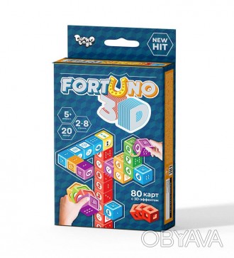 Настольная развлекательная игра Fortuno 3D укр. . фото 1