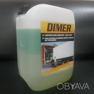 
Характеристики Dimer: Высококонцентрированное щелочное моющее средство Dimer At. . фото 1