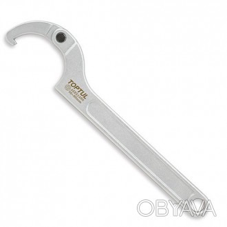 Ключ для шлицевых гаек TOPTUL серповидный шарнирный 50-80мм AEEX1A80. . фото 1