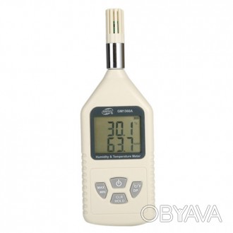 Термогигрометр, USB 0-100%, -30-80°C BENETECH GM1360A
 
Термо-гигрометр GM1360A . . фото 1