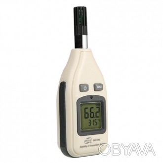 Термогігрометр 0-100%, -30-70°C BENETECH GM1362
Кишеньковий термогігрометр Benet. . фото 1
