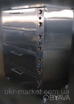 Шкаф пекарский ШПЭ-4 с плавной регулировкой мощности. Исполнение ЭТАЛОН:
	облицо. . фото 1