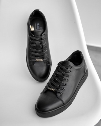 
Мужские кроссовки кожаные Марион (мод.135) черные
 
Данная модель сочетает в се. . фото 3