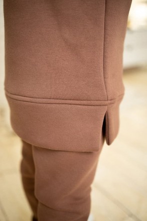 Костюм - удлиненный худи в комплекте с штанами свободного кроя из качественного . . фото 6