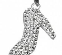 Подвеска Туфелька (TN324).Серебро 925 с кристаллами Swarovski. Киев. фото 1 Подвеска Туфелька (TN324).Серебро 925 с кристаллами Swarovski. Киев. фото 1