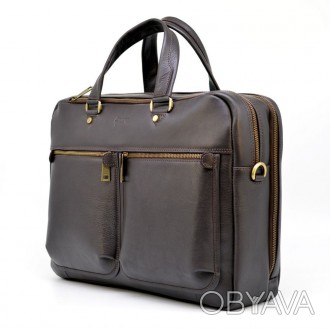 Чоловіча шкіряна сумка TARWA TC-4664-4lx - красивий, практичний аксесуар для діл. . фото 1