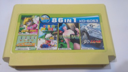 сборник игр Dendy 8 bit Adventure Island/Tank 90/Super Mario/Galaxian/Lunar Ball. . фото 2