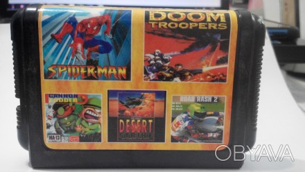 Сборник игр сега 5в1
1.Doom Troopers
2. Spider-Man
3. Cannon Fodder
4. Desert St. . фото 1