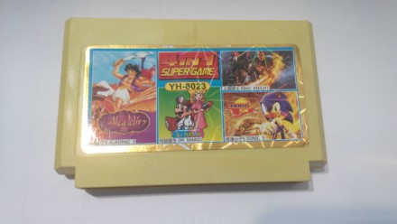 Сборник игр 4 в 1 YH-8023 Aladdin 3 / Dr.Mario / Sonic 5 / King Knight (8 bit) д. . фото 4