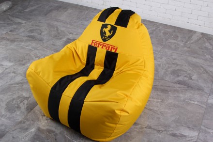 Кресло мешок мяч диван с логотипом ferrari XL oxford 
БЕСПЛАТНАЯ доставка по Хар. . фото 3