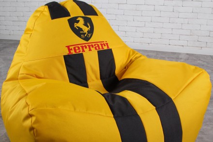 Кресло мешок мяч диван с логотипом ferrari XL oxford 
БЕСПЛАТНАЯ доставка по Хар. . фото 8