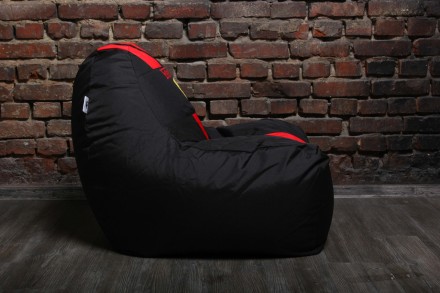 Кресло мешок мяч диван с логотипом Ferrari XL oxford 
БЕСПЛАТНАЯ доставка по Хар. . фото 7