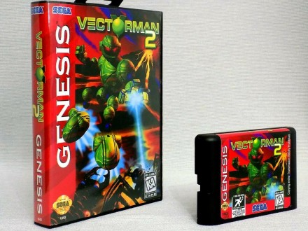 Vectorman 2 картридж Sega 16 bit.. . фото 4