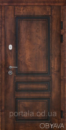 Уличная входная бронированная дверь "ТМ Портала" серии "ТРИО ФАНЕРА" с влагостой. . фото 1