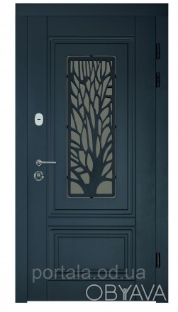Входная бронированная дверь "Портала" серии "ТРИО RAL" модель S-3 (с декоративно. . фото 1