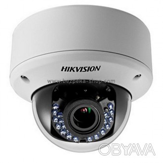 Цветная уличная HD-TVI видеокамера DS-2CE56C5T-VPIR3(2.8-12) для системы видеона. . фото 1
