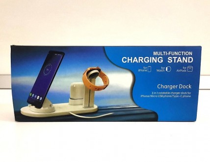 Док-станция Multi-function Charging 4 в 1 для зарядки смартфона, смарт часов, на. Київ. фото 1 Док-станция Multi-function Charging 4 в 1 для зарядки смартфона, смарт часов, на. Київ. фото 1