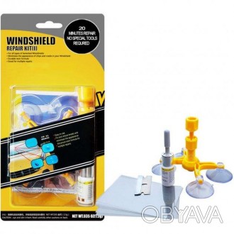 Ремкомплект Windshield Repair Kit Набор для ремонта лобового стекла - это набор,. . фото 1