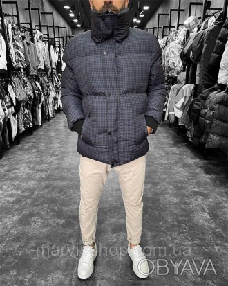 
Куртка пуховик мужская зимняя синяя без капюшона Hugo BANDANA 
Холодный период . . фото 1