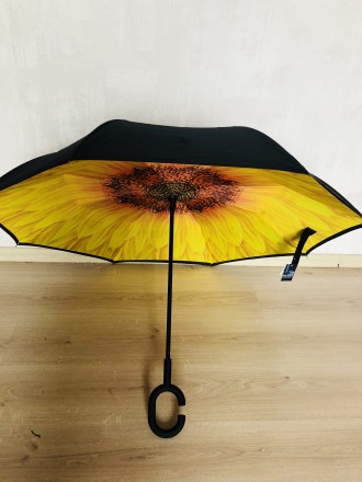 Преимущества обратного зонта -
- Двойной купол предлагает вам максимальную защи. . фото 4
