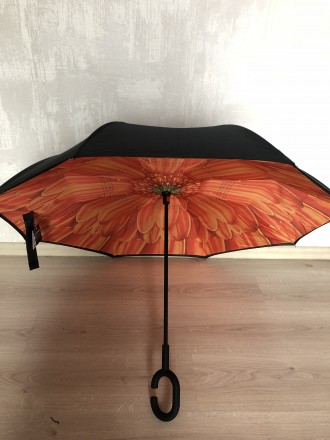 Преимущества обратного зонта -
- Двойной купол предлагает вам максимальную защи. . фото 3